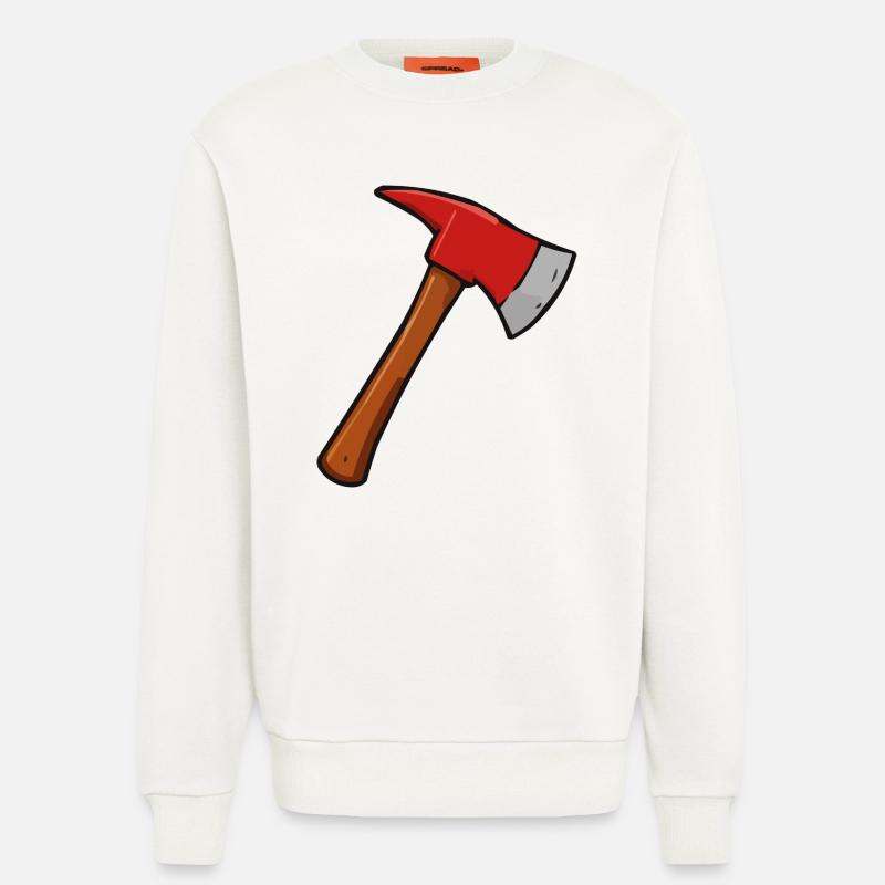 axt - Sweatshirt - made by SPREAD  - OFF WHITE