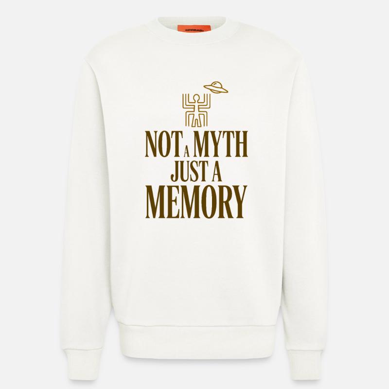 Not A Myth Memory - Sweatshirt - made by SPREAD - OFF WHITE