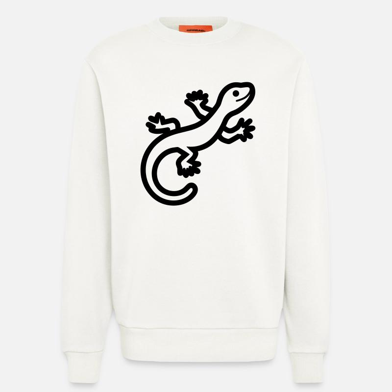 Eidechse - Sweatshirt - made by SPREAD  - OFF WHITE