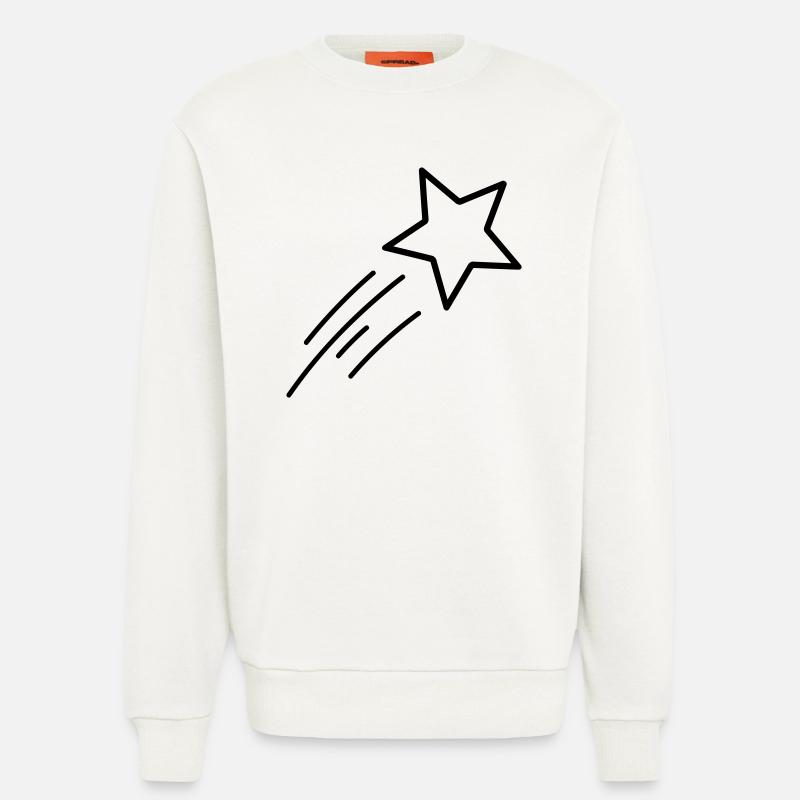 Sternschnuppe - Sweatshirt - made by SPREAD - OFF WHITE