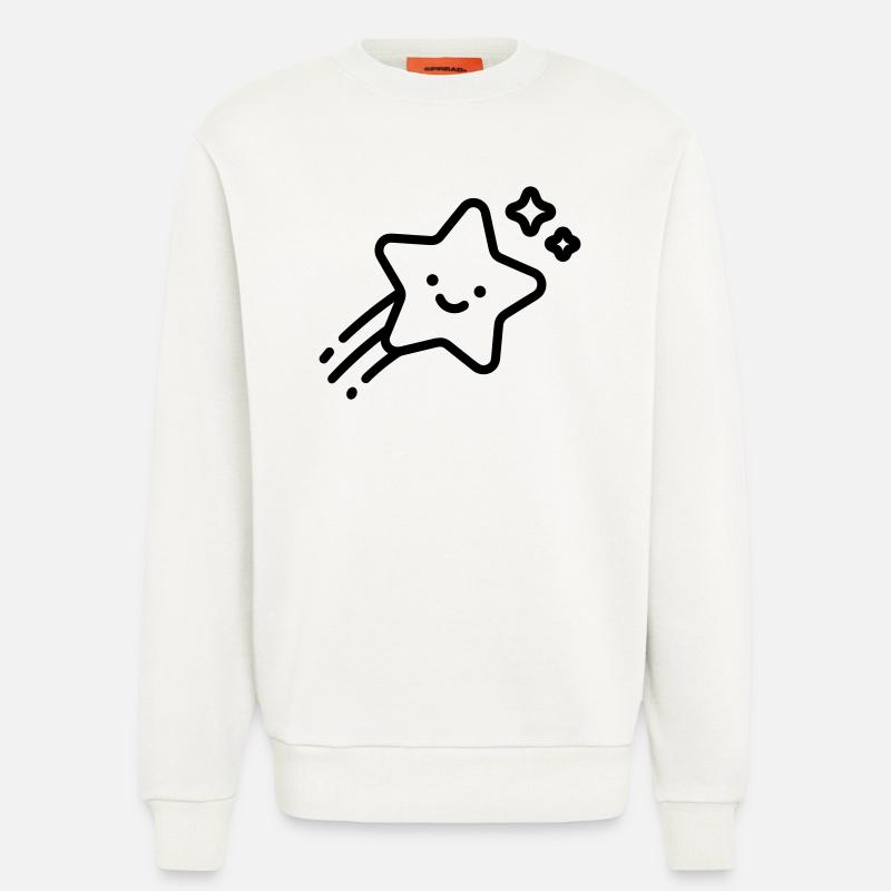 Sternschnuppe - Sweatshirt - made by SPREAD - OFF WHITE