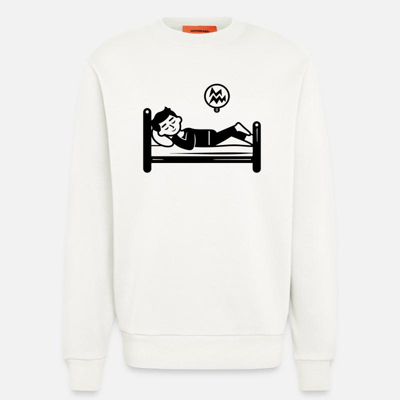 Sleeping Bed - Sweatshirt - made by SPREAD - OFF WHITE