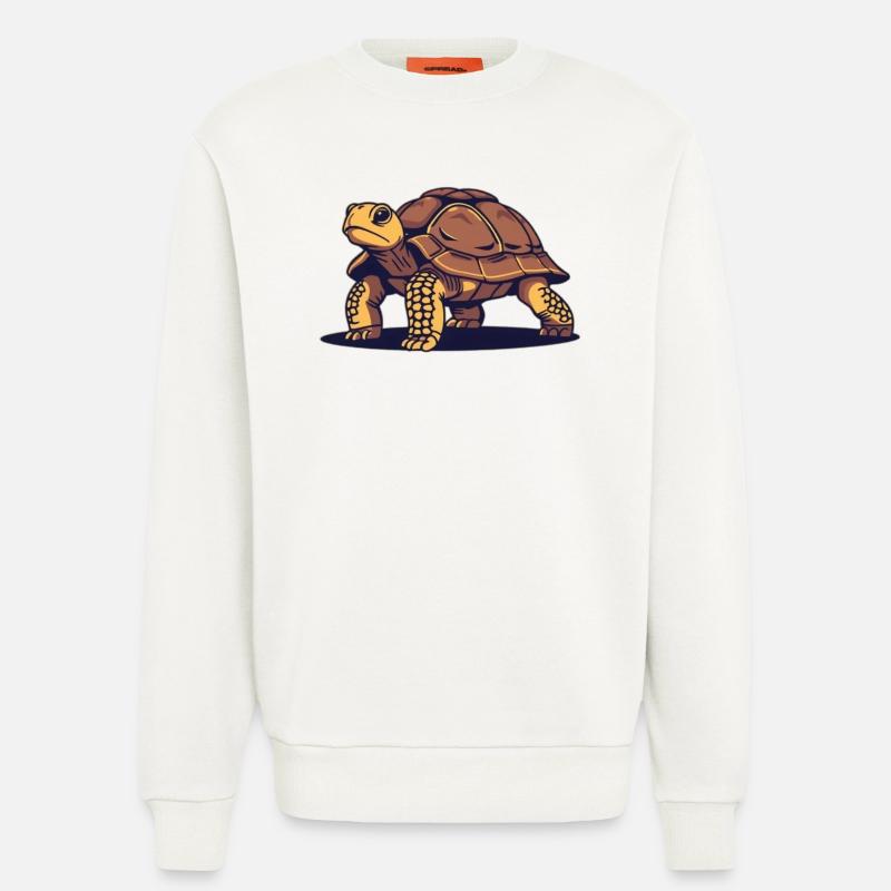 Turtle Turtle Gift - Sweatshirt - made by SPREAD - OFF WHITE