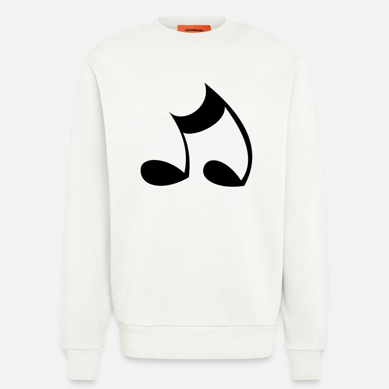 Note - Sweatshirt - made by SPREAD  - OFF WHITE