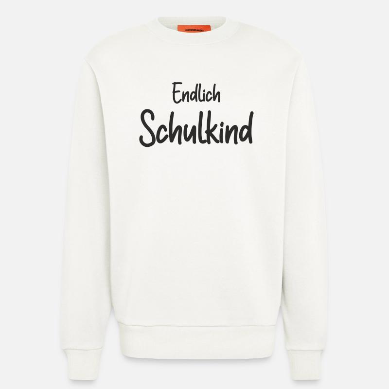 Endlich Schulkind - Einschulung Erstklässler - Sweatshirt - made by SPREAD  - OFF WHITE