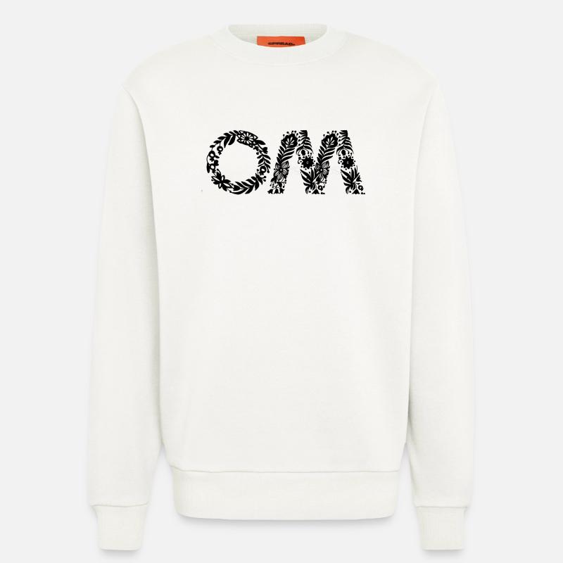 Om - Sweatshirt - made by SPREAD  - OFF WHITE