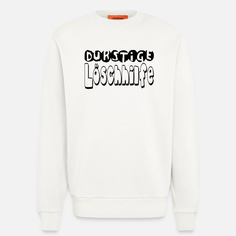 durstigelöschhilfe - Sweatshirt - made by SPREAD  - OFF WHITE