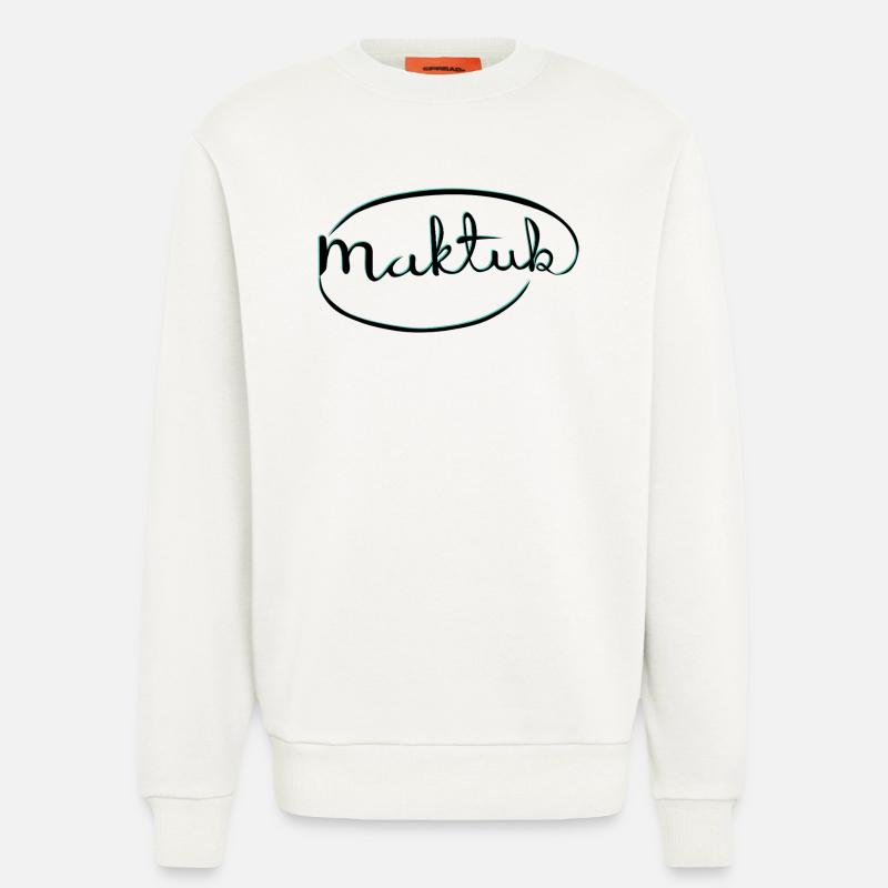 MakeKita Mint Script - Sweat bio décontracté fabriqué en UE - OFF WHITE