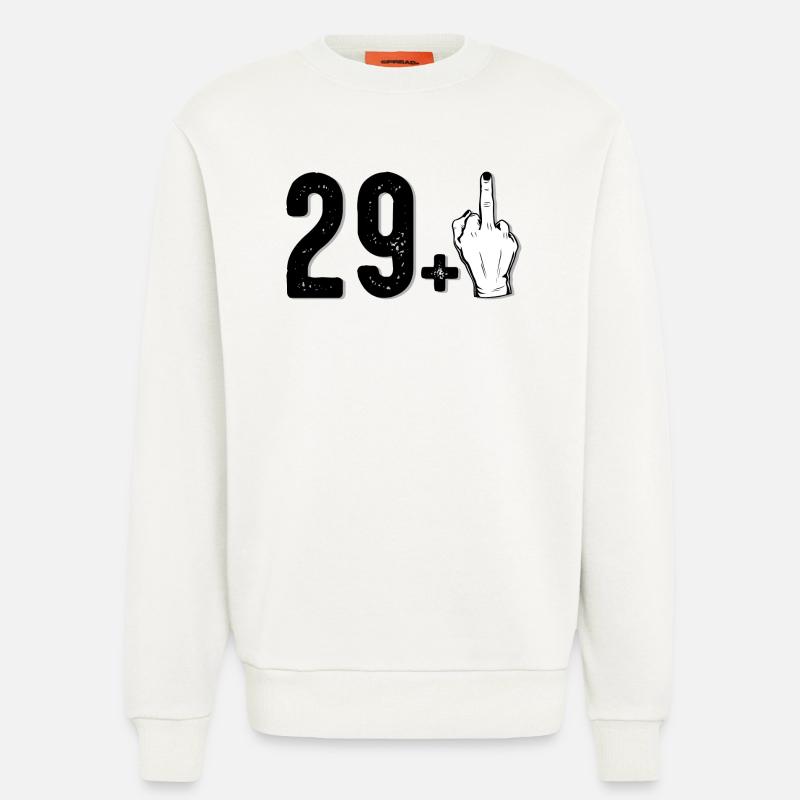 2014 Mutiges Mittelfinger-Graffiti - Sweatshirt - made by SPREAD  - OFF WHITE