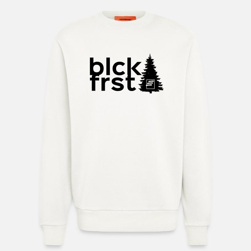 blckfrst batch - Sweatshirt - made by SPREAD  - OFF WHITE