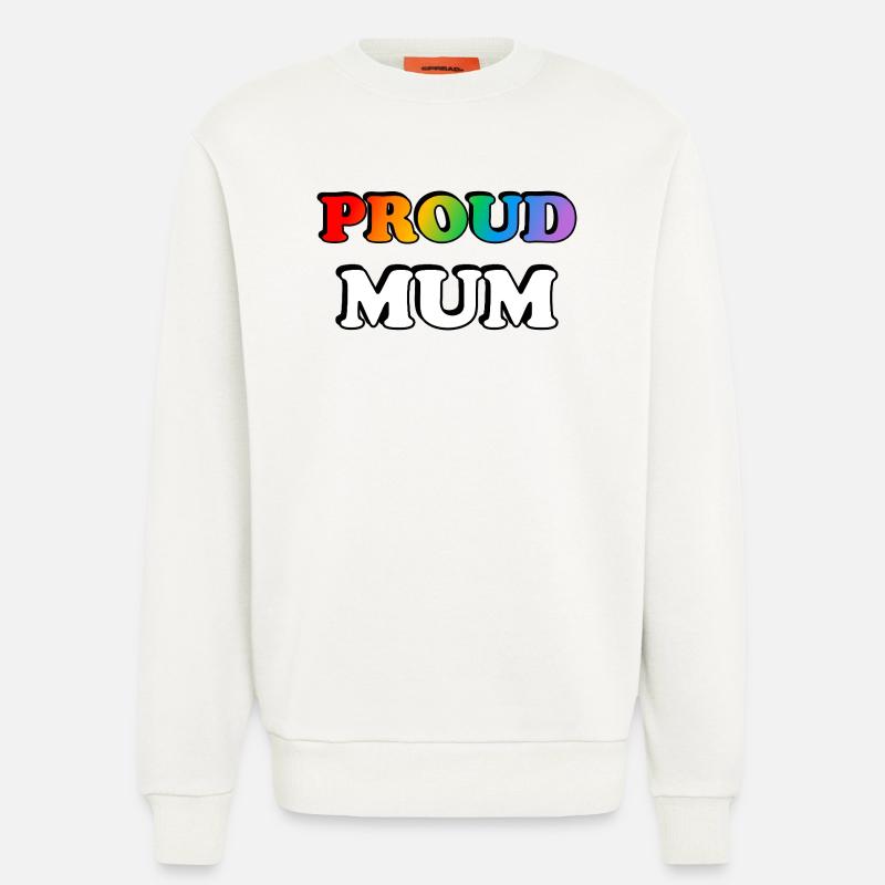 Regenbogen Stolze Mutter LGBTQ Stolz - Sweatshirt - made by SPREAD - OFF WHITE