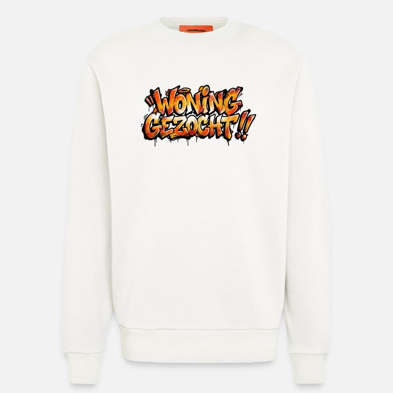 Graffiti-Text von Eigentum gesucht - Sweatshirt - made by SPREAD  - OFF WHITE