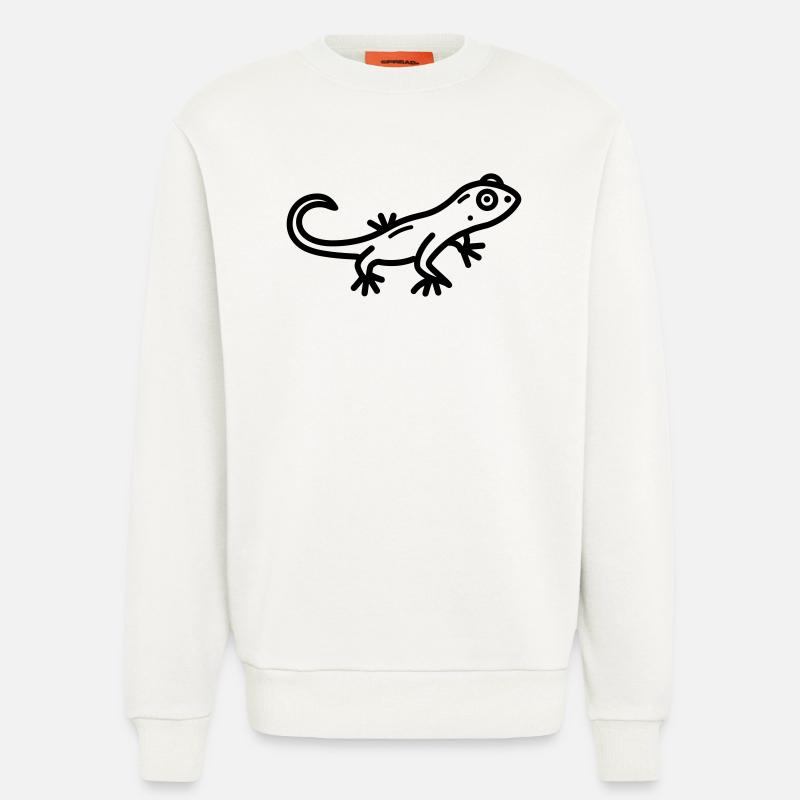 Eidechse - Sweatshirt - made by SPREAD  - OFF WHITE