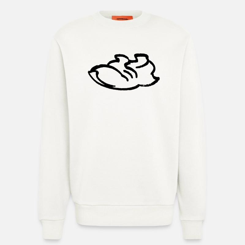 Laufschuh Kontur - Sweatshirt - made by SPREAD  - OFF WHITE