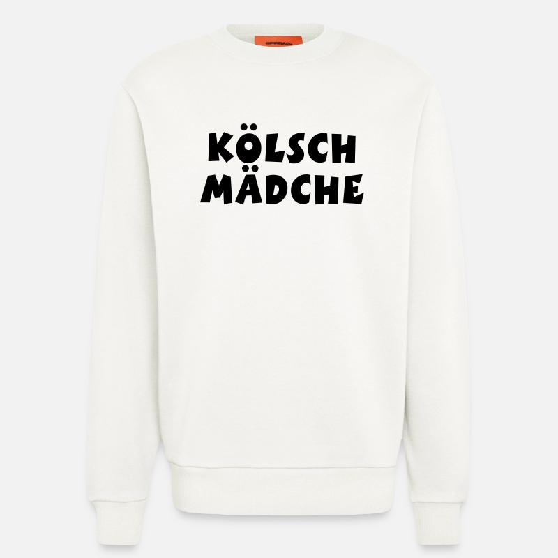 Kölsch Mädche - Ein Mädchen aus Köln - Sweatshirt - made by SPREAD  - OFF WHITE