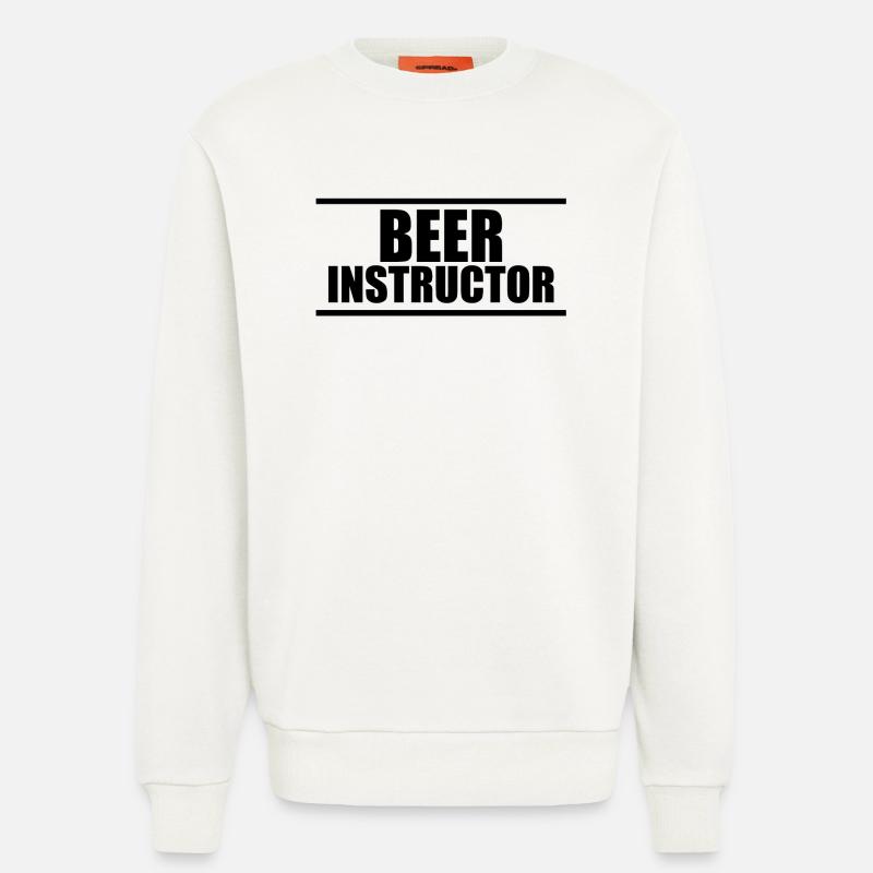 Bierlehrer B - Sweatshirt - made by SPREAD  - OFF WHITE