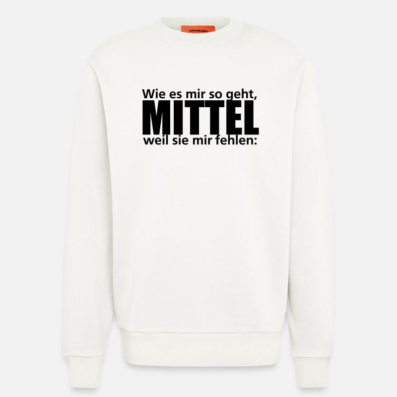 Mittel - Sweatshirt - made by SPREAD  - OFF WHITE