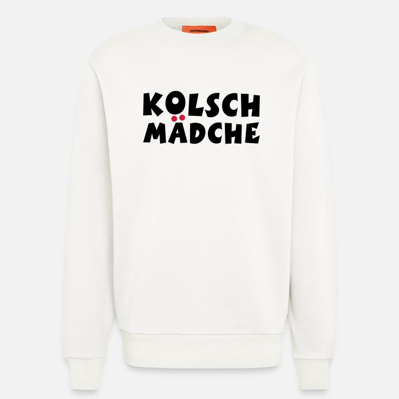 Kölsch Mädche - Ein Mädchen aus Köln - Sweatshirt - made by SPREAD  - OFF WHITE