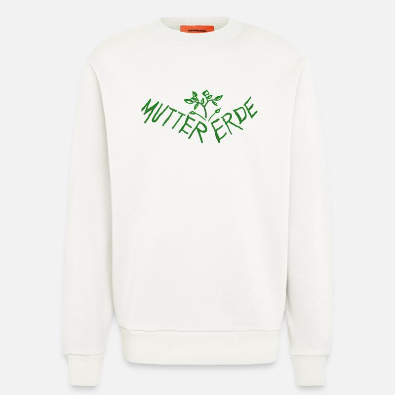 Mutter Erde - Schuetze Mutter Erde - Sweatshirt - made by SPREAD  - OFF WHITE