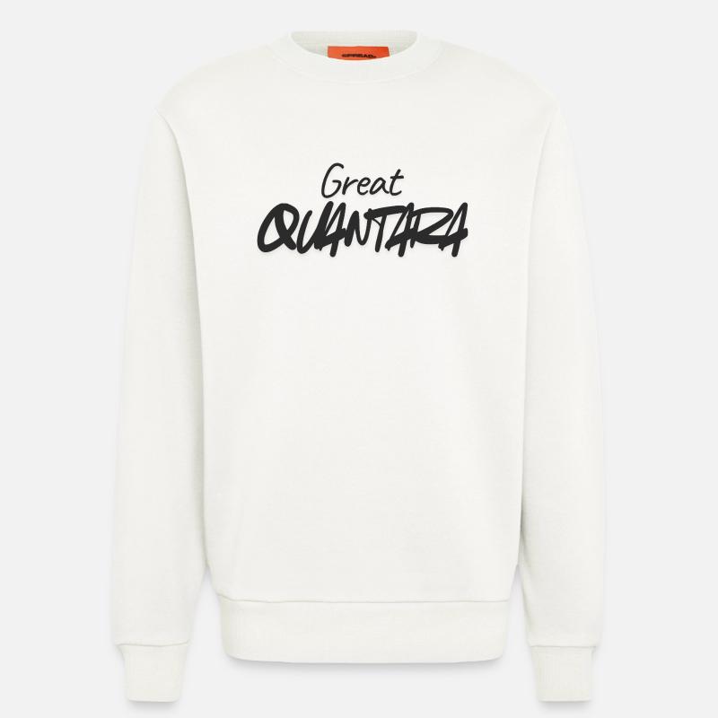 Great Quantity Graffiti Script - Sweatshirt - made by SPREAD  - OFF WHITE