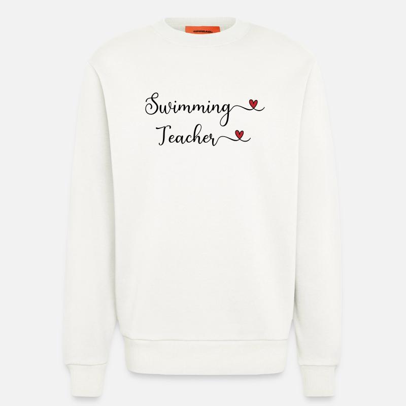 Swimming instructor - Sweatshirt - made by SPREAD  - OFF WHITE