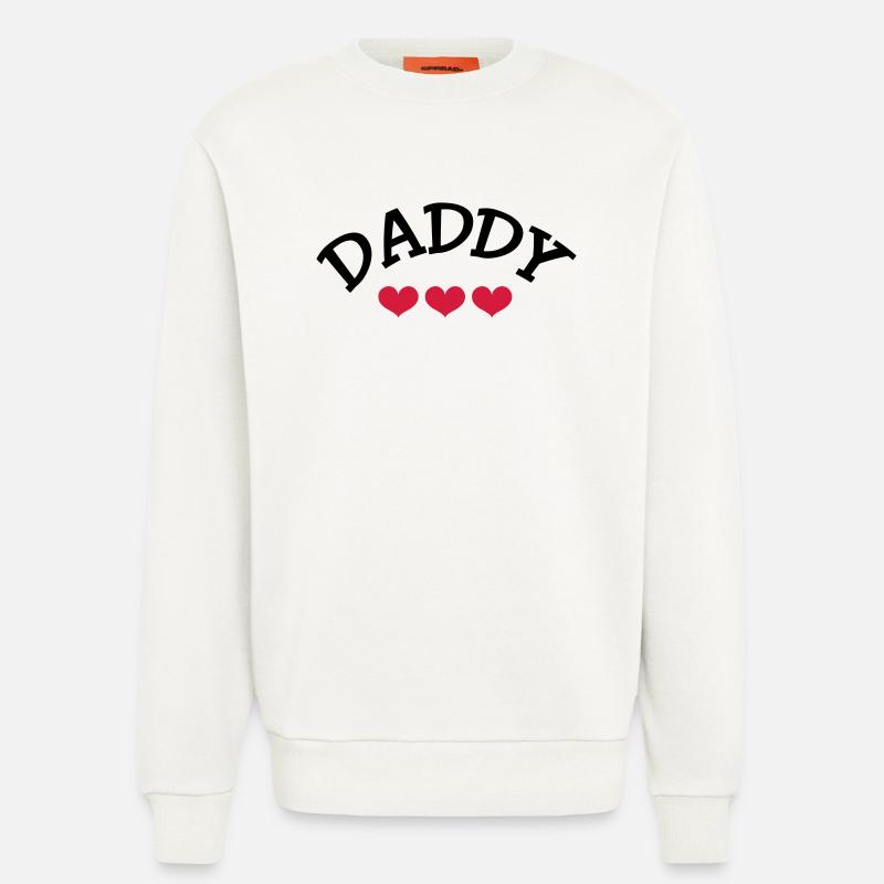 Daddy - Sweat bio décontracté fabriqué en UE - OFF WHITE