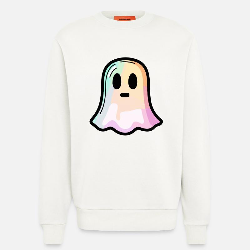 Geist Halloween Comic Süß - Sweatshirt - made by SPREAD  - OFF WHITE