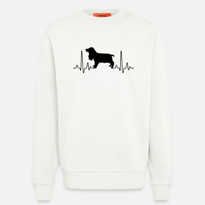 Cocker Spaniel Plus - Sweatshirt - made by SPREAD  - OFF WHITE