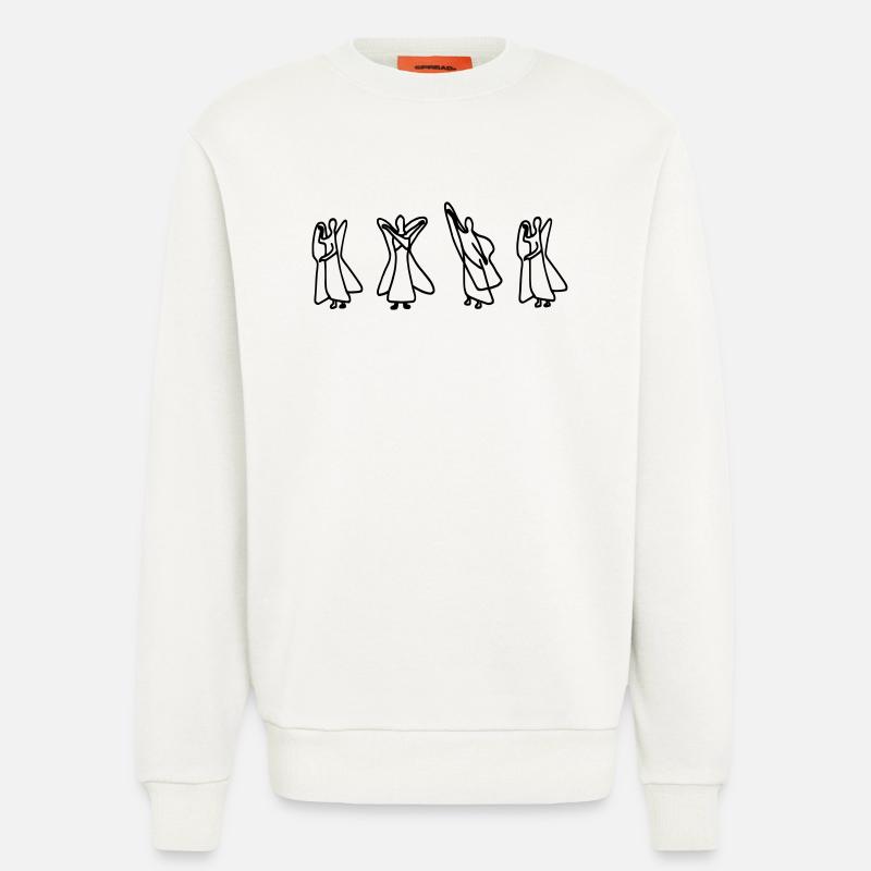 Waldorf Buchstaben "NEIN" - Sweatshirt - made by SPREAD  - OFF WHITE