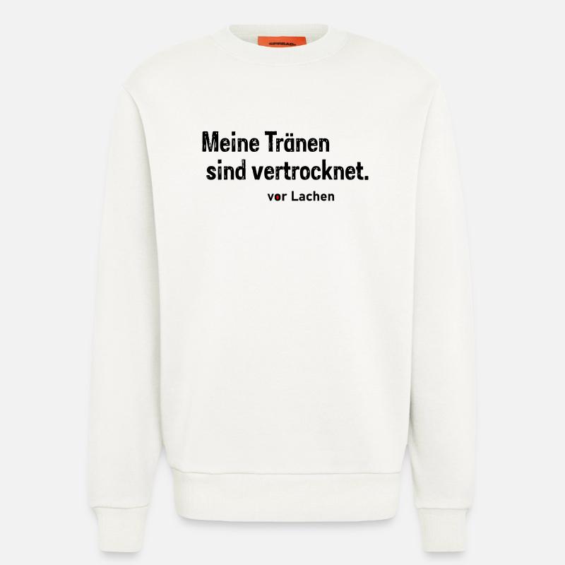 Tränen vertrocknet - Sweatshirt - made by SPREAD  - OFF WHITE