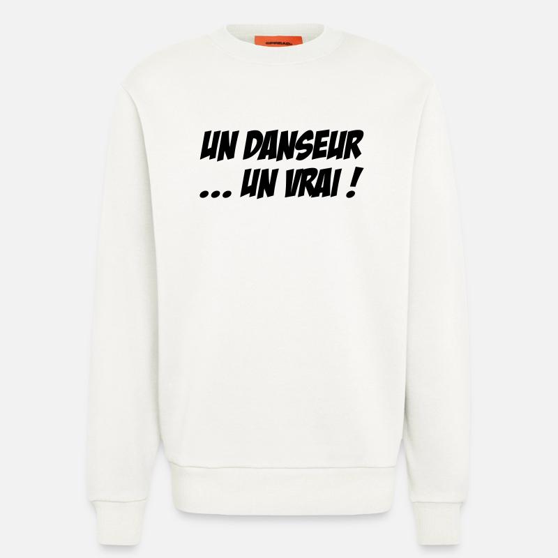 A dancer... a real - Sweatshirt - made by SPREAD  - OFF WHITE