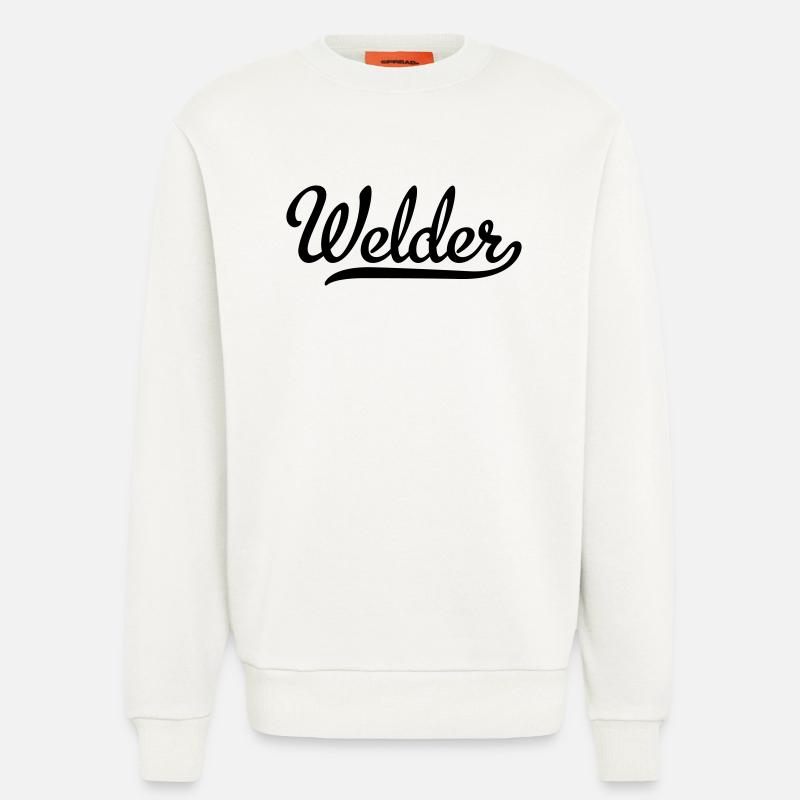 soudeur - Sweat bio décontracté fabriqué en UE - OFF WHITE