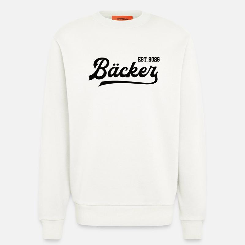 Baker 2026 Apprenticeship Bakery Apprentice Exam - Sweatshirt - made by SPREAD  - OFF WHITE