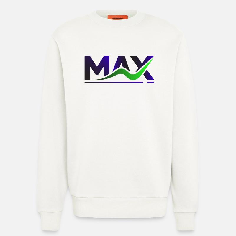 MAX Wave Gradient Logo Tee - Sweatshirt - made by SPREAD  - OFF WHITE