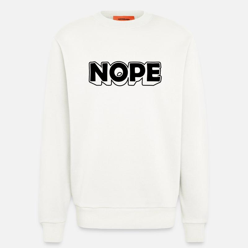 Abstrakte Farbexplosion auf Leinwand - Sweatshirt - made by SPREAD  - OFF WHITE