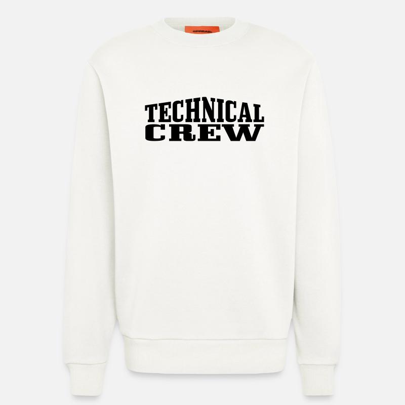 Technical Crew 1 - Sweatshirt - made by SPREAD  - OFF WHITE