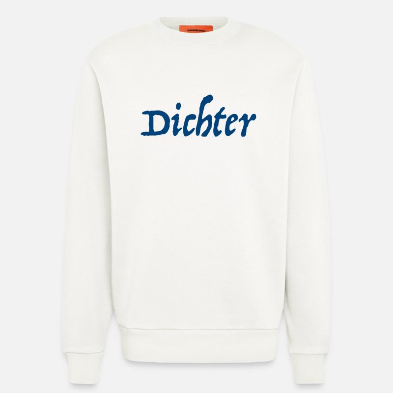 Poet Poem Writer - Sweatshirt - made by SPREAD  - OFF WHITE