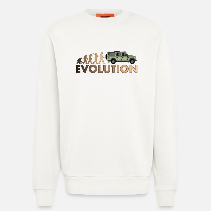 Defender 110 Evolution - Sweatshirt - made by SPREAD  - OFF WHITE