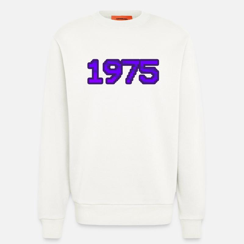 Nerd 1975 - Sweatshirt - made by SPREAD  - OFF WHITE