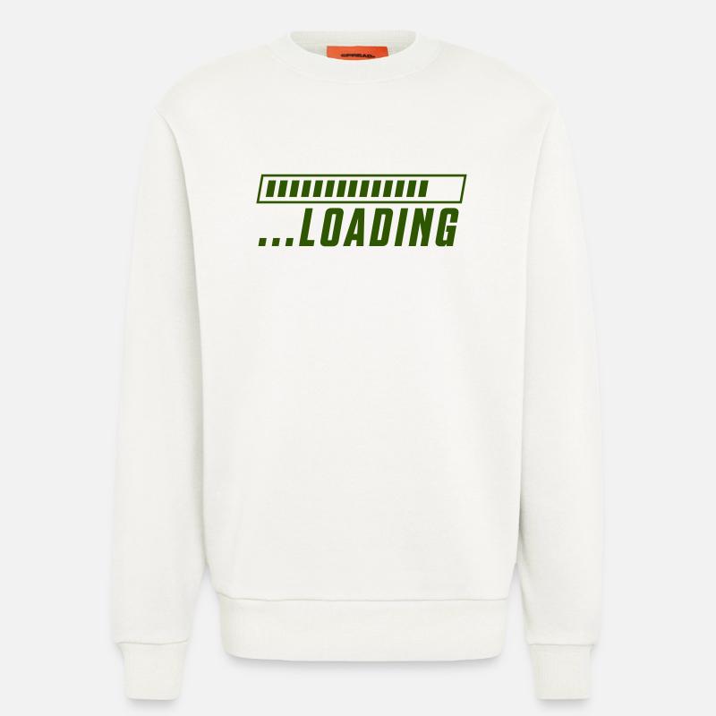 Loading - Sweatshirt - made by SPREAD  - OFF WHITE