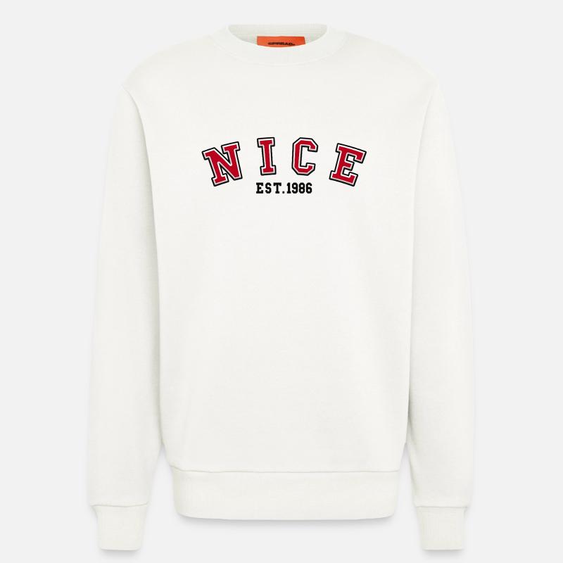 Nice, gegründet 1986 - Sweatshirt - made by SPREAD - OFF WHITE