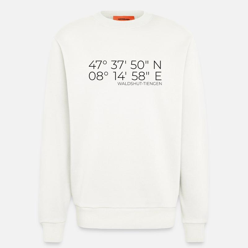 Coordinates Waldshut-Tiengen - Sweatshirt - made by SPREAD  - OFF WHITE