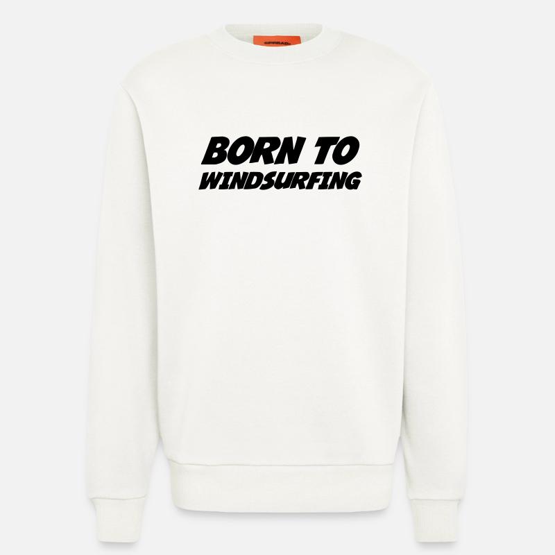 Windsurfen / Windsurfer / Windsurf / Windsurfing - Sweatshirt - made by SPREAD - OFF WHITE