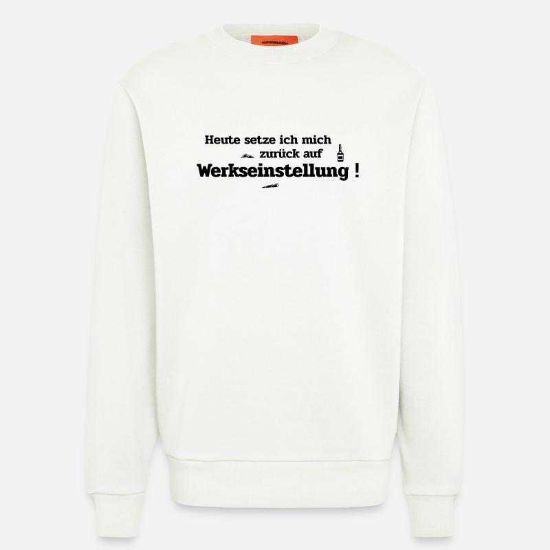 Default setting - Sweatshirt - made by SPREAD  - OFF WHITE