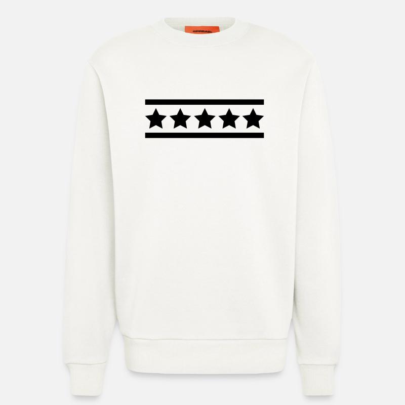sterne_symbol - Sweatshirt - made by SPREAD - OFF WHITE