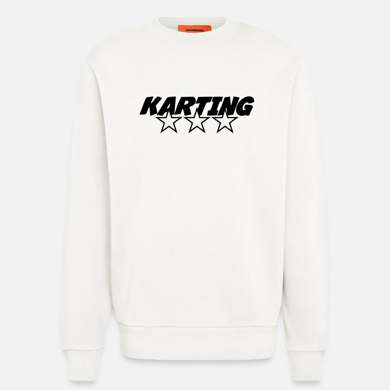 Karting - Sweatshirt - made by SPREAD  - OFF WHITE