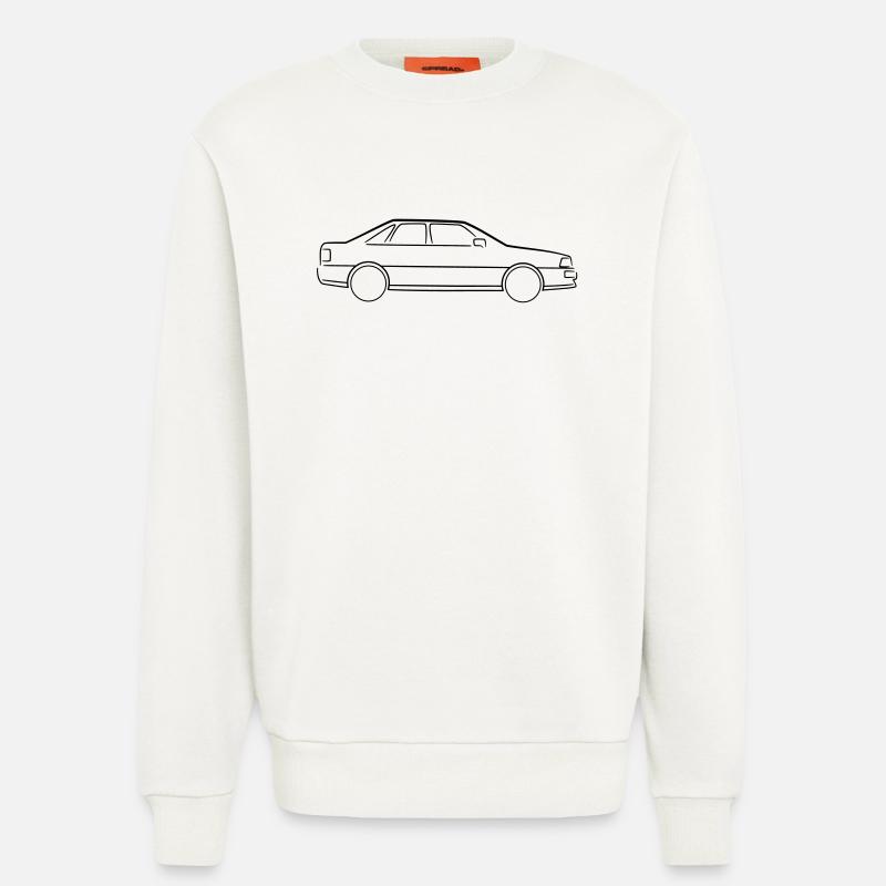 Auto Silhouette - Sweatshirt - made by SPREAD  - OFF WHITE