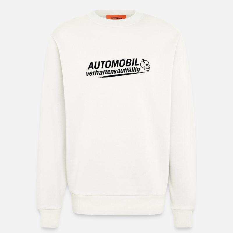 Automobile behaviorally problematic - Sweatshirt - made by SPREAD  - OFF WHITE