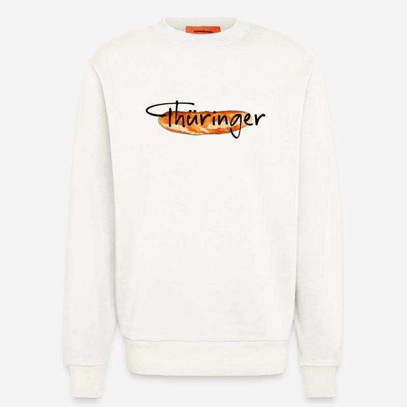 Thuringia Bratwurst - Sweatshirt - made by SPREAD  - OFF WHITE