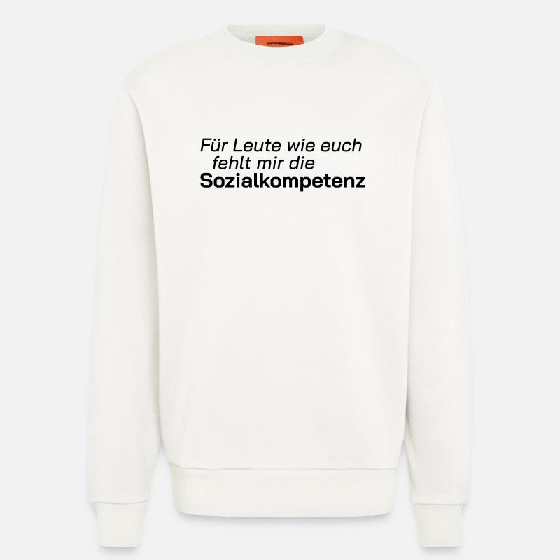 Social skills - Sweatshirt - made by SPREAD  - OFF WHITE
